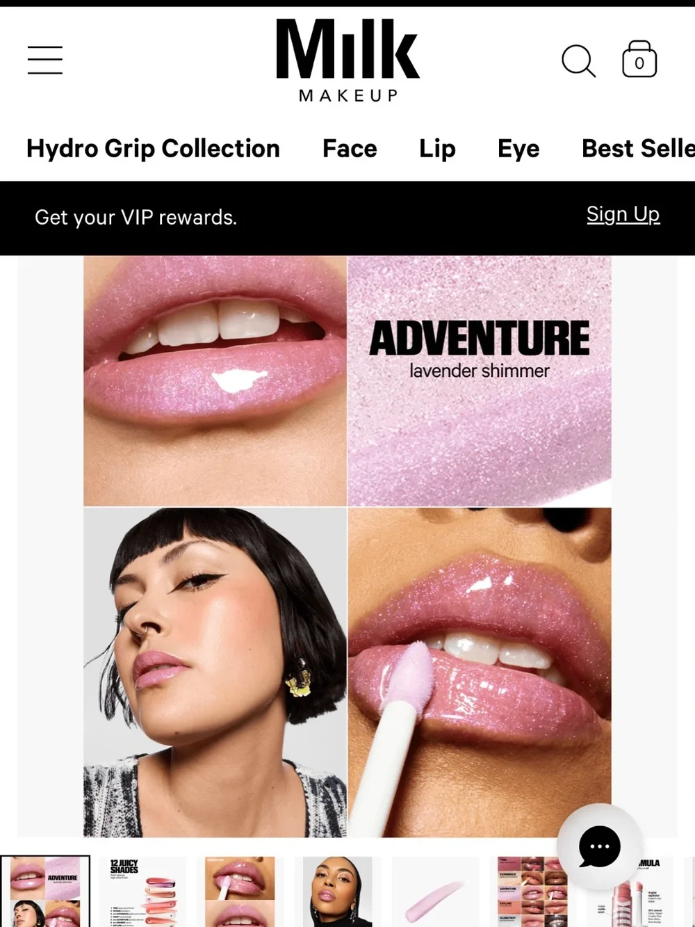 Milk Odyssey Lip Oil Gloss hydrating lip gloss new in box